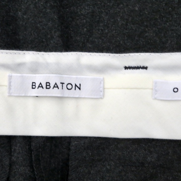 NEW! Babaton Aritzia Dress Pants Stretch Charcoal Gray SZ 0 - Picture 5 of 7